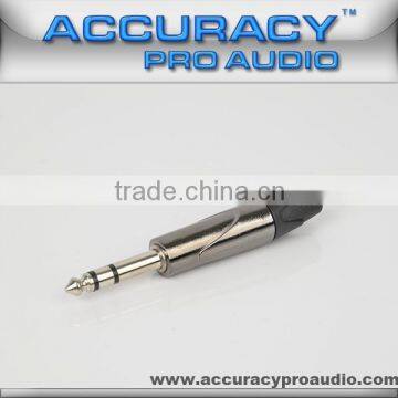 6.35mm Electric Stereo Metal Male Connector QT171