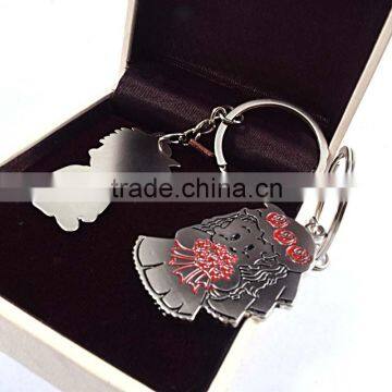Customized Metal Best Seller Custom Metal Key Chain for Couple photo-3