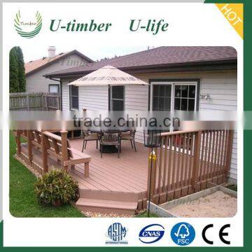 WaterProof Wood Plastic Composite Decking Floor WPC outdoor decking DIY high quality outdoor decking flooring tile