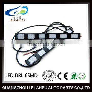 12v waterproof led lights 20cm 6smd cob led daytime running light