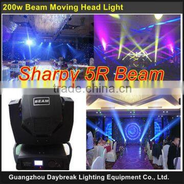 sharpy 5r beam moving head light beam 200 moving head light fast movement and quiet 200w moving head beam light