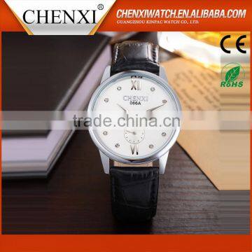 Promotion Nice Quality Day/Date Leather Mens Fashion Watches
