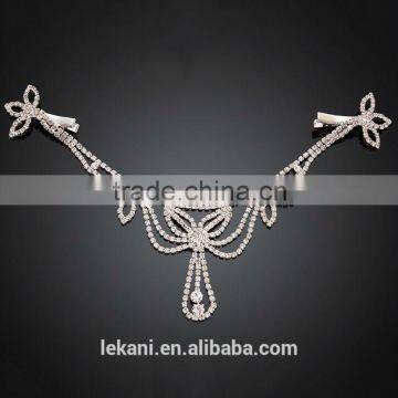 Elegant Metal Innovative Design Crystal Head Chain Jewelry Wholesale