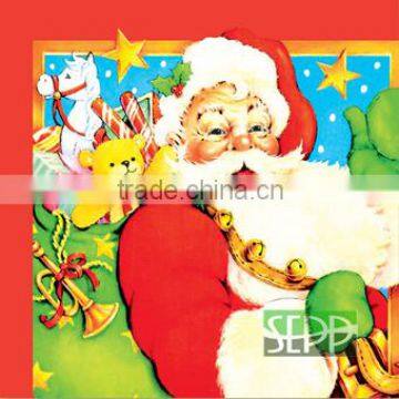 Hight Quatity Christmas Design Paper Dinner Napkins for Party