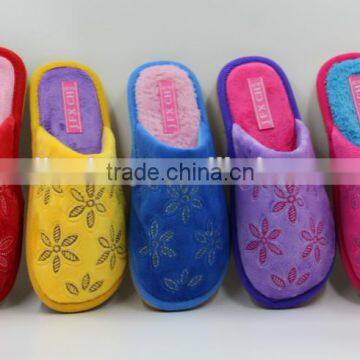 New 2015 Autumn Winter Warm Women Slippers and Men Slippers Cotton-padded at Home Unisex Slippers Indoor Shoes photo-2
