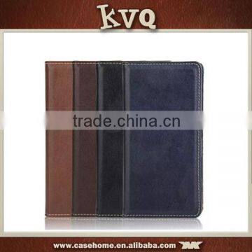 Genuine leather Wallet Flip Case Cover for sony z5 with real leather case