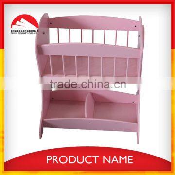 pink Wooden Doll rocking Bed, Rocking Crib