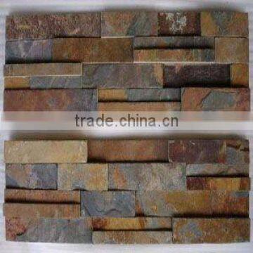 1120 cheap rusty yellow culture stone wall cladding