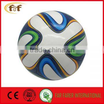 Customized PU normal size weight soccer ball laminated football ball