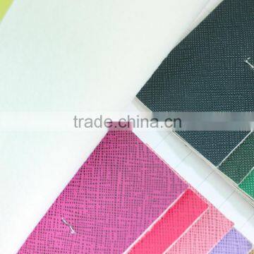 Small Cross Patter Fake pu Leather for Bags Belt Gloves Shoes Furnitures photo-2