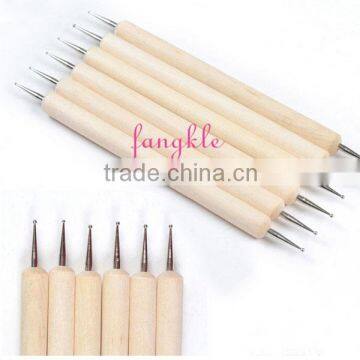 wooden nail dotting /dotting tool nails