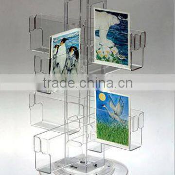 2015 China wholesale acrylic bookcase/Bookshelf with study table and ladder