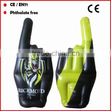 6P Phthalate Free Pvc Inflatable Hand Plastic Clapper for Promotion photo-3