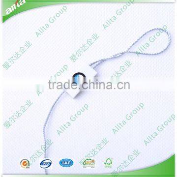 Customize Garment String Seal Plastic seal tag for paper hang tags
