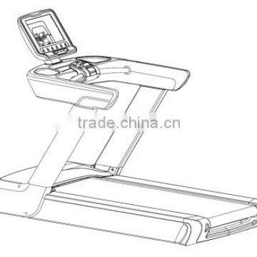 4.0HP Commercial Treadmill T8000F photo-5