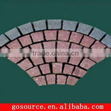 curved paving stone
