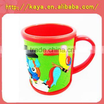 Custom ABS custom 3d cups with pvc cover