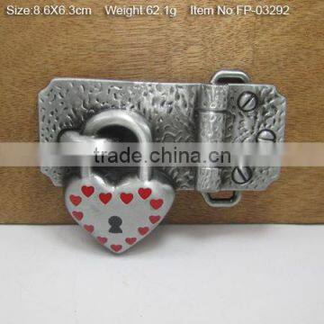 Customized New Design Man Flat Belt With Metal Plate Buckle photo-2