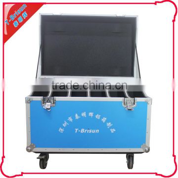 china heavy duty rental flight case led screen case with wheel