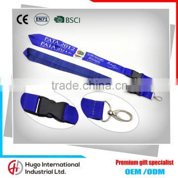 Guangzhou high quality economic customized designs polyester lanyard