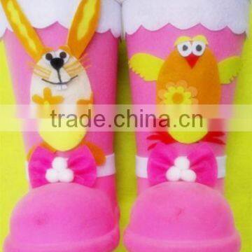 Y065 Popular ECO-frienly Party Easter Boots Decoration photo-3