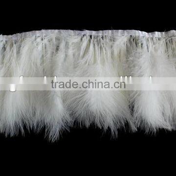 Turkey feather ribbon/feather trim