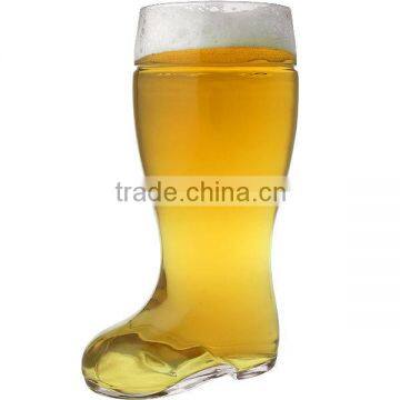 Glass beer boot glass