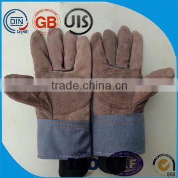 Cow split leather electric Welding Gloves