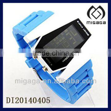 LED BACKLIGHT PILOT WATCH SILICONE DIGITAL LED WATCH