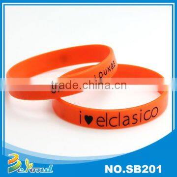 Cheap holiday present silicone custom wristbands