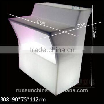 308# Hot Sale LED Bar Furniture Illuminated LED Middle Straight Bar Counter Design Quality Choice photo-3