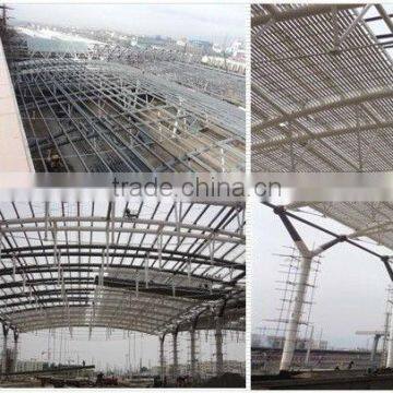 Steel structure space tube truss warehouse