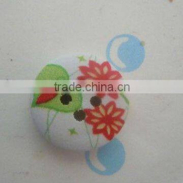 2014 fashion good painted fashional colorful natural wood button