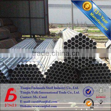 price&specification galvanized iron pipe, zinc tubing