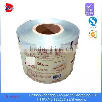 colored aluminum foil for chocolate wrapping plastic film in alibaba china