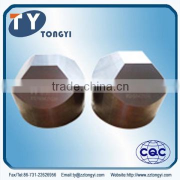 sintered tungsten carbide anvi with 6-fact