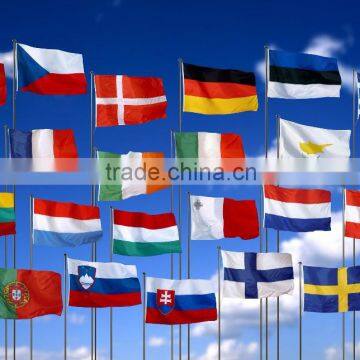 High Quality Promotional Printed Hot sale Polyester singapore national flag