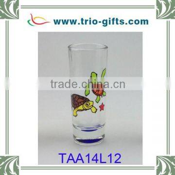 turtle shooter glass custom glassware