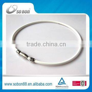 silicone bead necklace single rope magnetic necklace