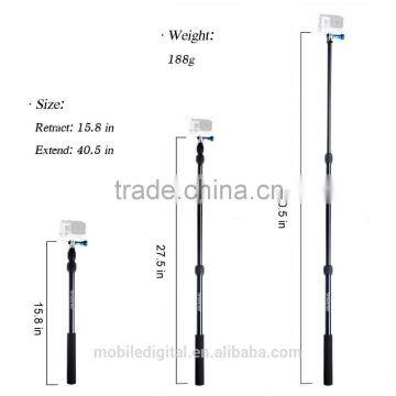 Smatree SmaPole S1 Monopod All-aluminum Alloy 16"-40" GoPro Handheld Pole For Gopro photo-3