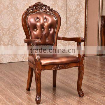 Genuine leather design coffee chair coffee shop tables set and chairs