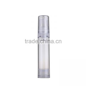 white round cosmetic lotion plastic airless bottle