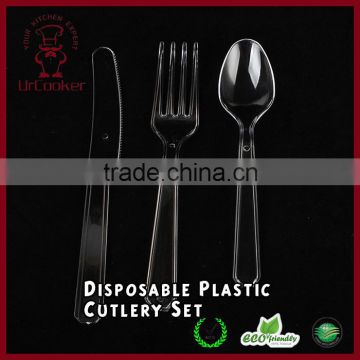 High quality plastic flatware, disposable plastic cutlery