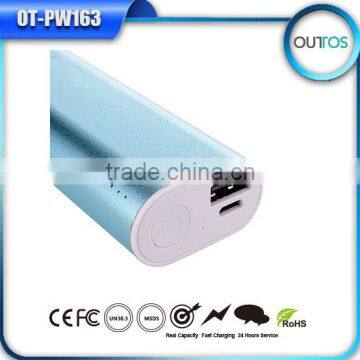 Unique design aluminum case self timer bluetooth power bank 5200mah