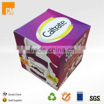 Paper packaging box for chips