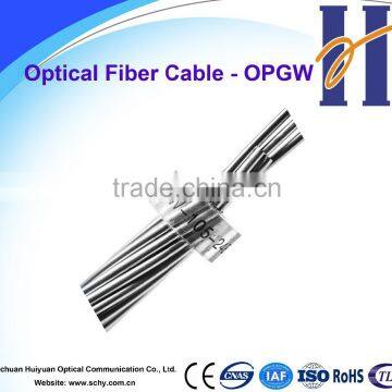 OPGW-composite overhead ground wire with 24F G.652D fiber optical cable