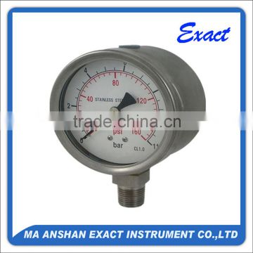 2015 Hot Sale High Quality Stainless Steel Pressure Gauge Manometer