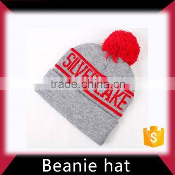 Knitted winter beanie hat and cap