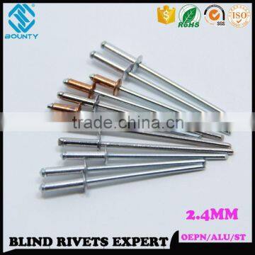 FACTORY 2.4MM ALUMINUM BLIND RIVETS