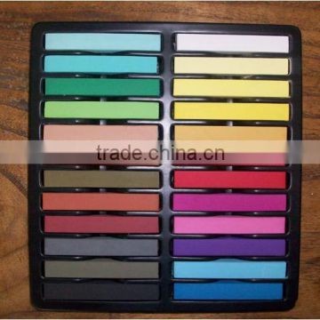 Fashion Hair Chalk 24 Colors Dye Pastels Temporary Hair Crayons